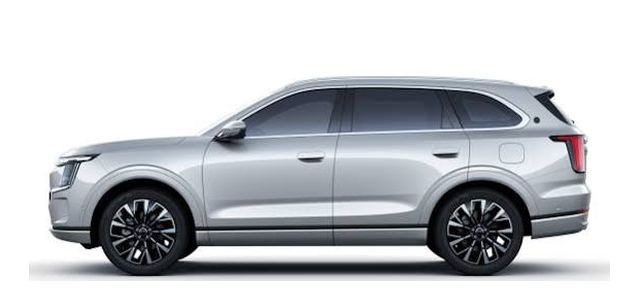 SUV híbrida plateada